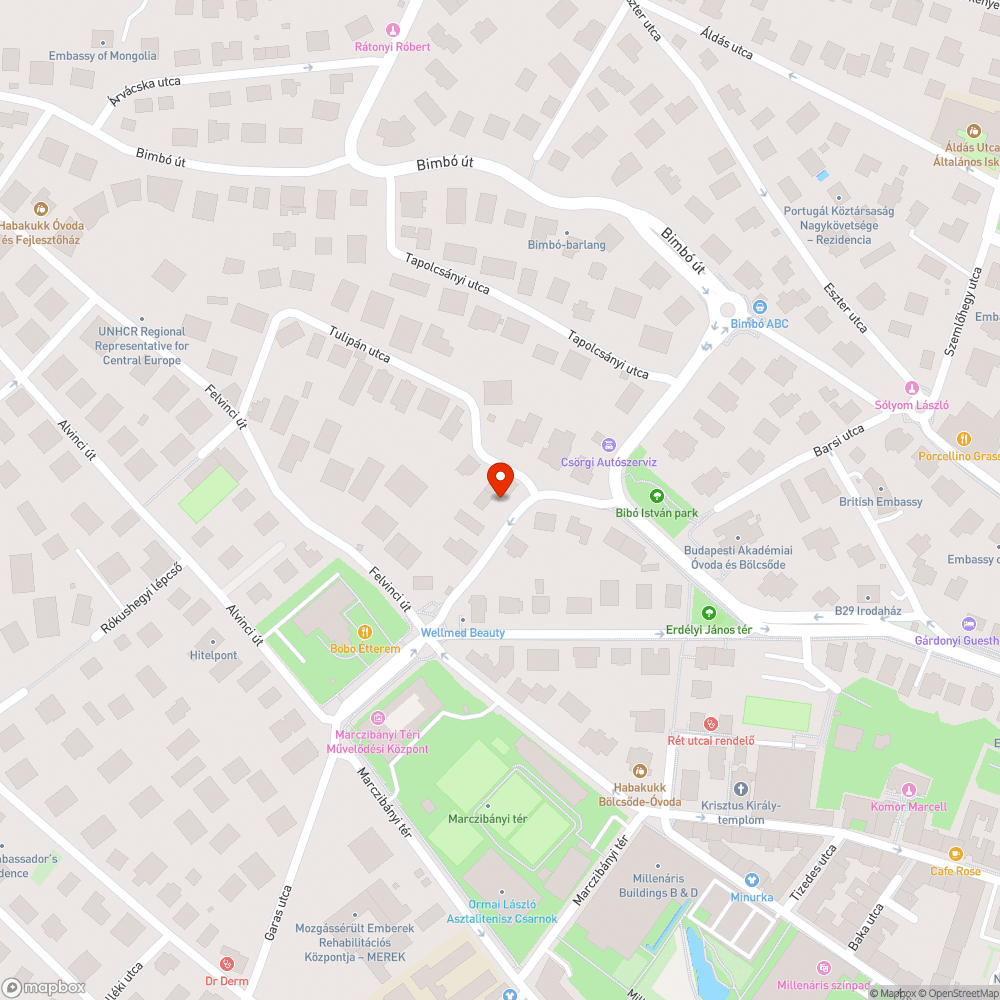 II.ker.Aranka utcai lépcsők bejelentés helye