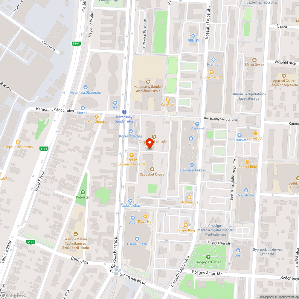 Letört faág a Cseperedő bölcsődében bejelentés helye