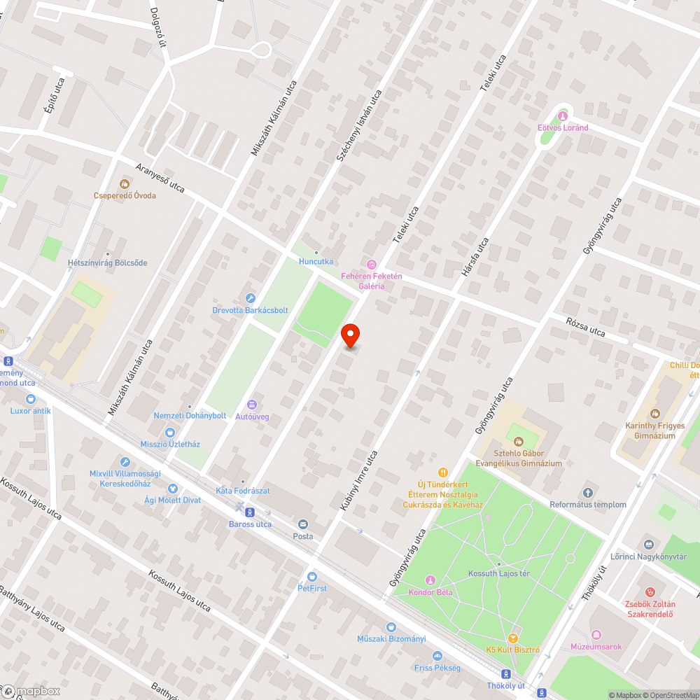 Megsüllyedt fedél bejelentés helye