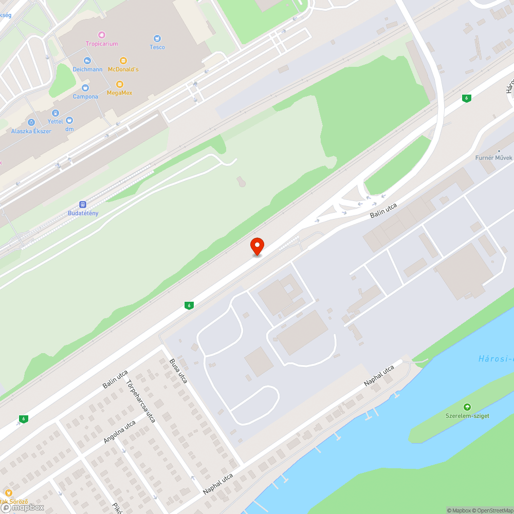 Dzsumbuj a megállóban bejelentés helye