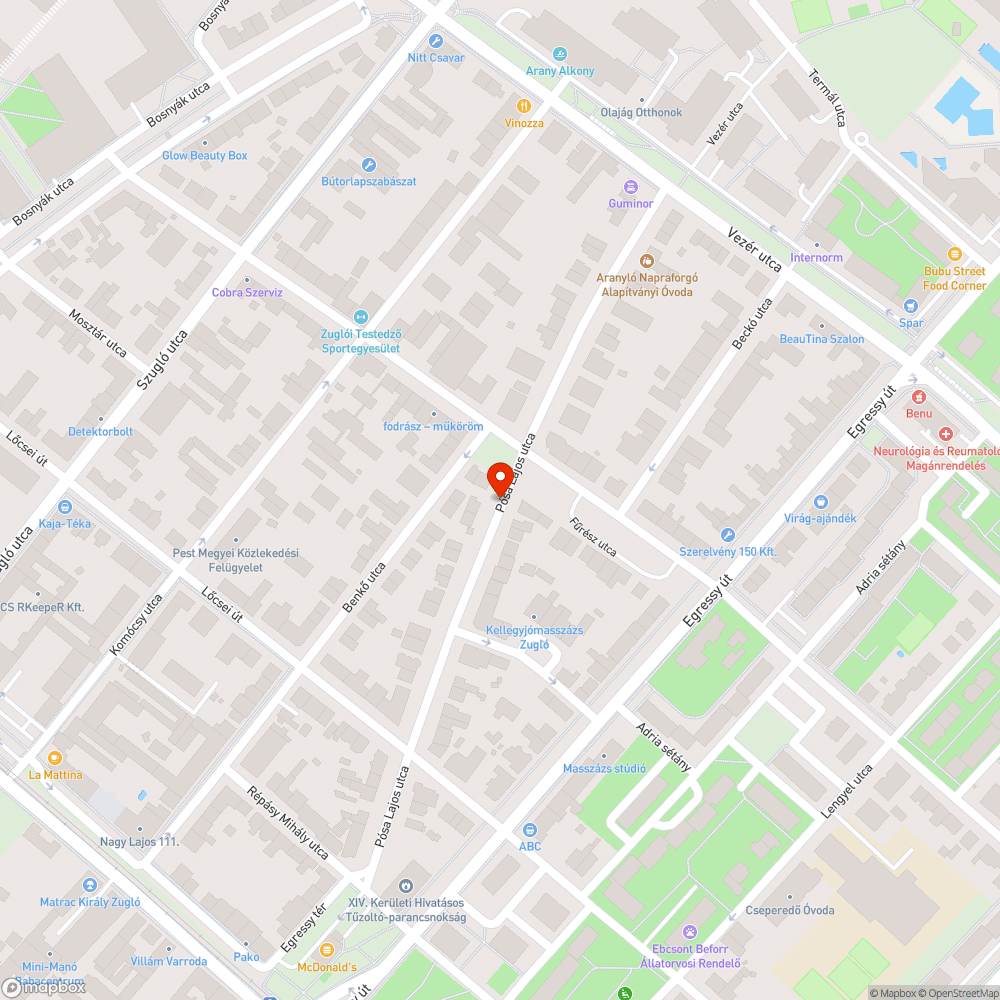 Elégtelen közvilágítás bejelentés helye