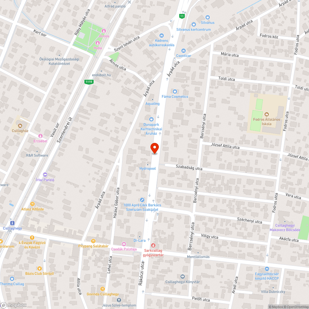 Megsüllyedt fedél bejelentés helye