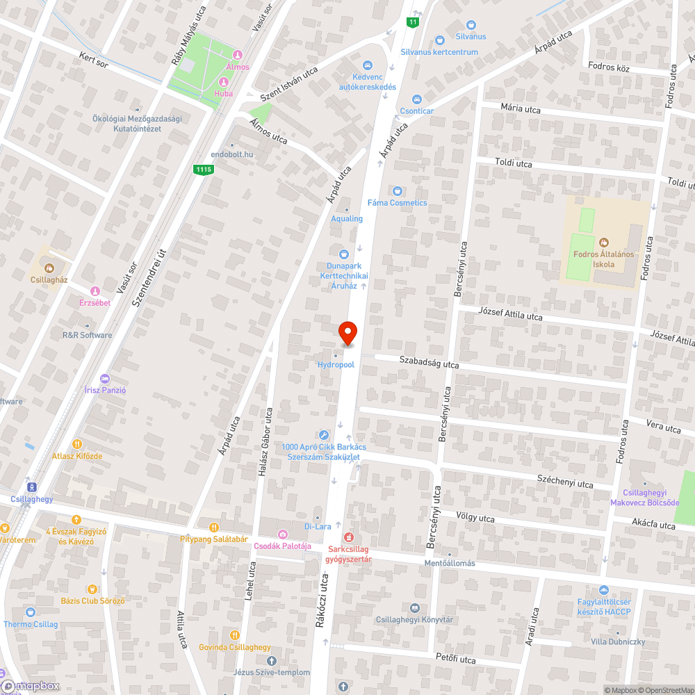 Megsüllyedt fedél bejelentés helye