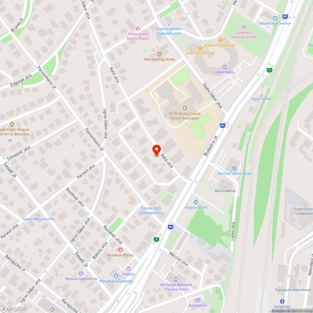 Rahó utca 14. fogva bejelentés helye