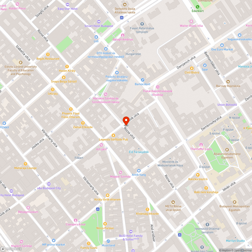 Kanapé bejelentés helye