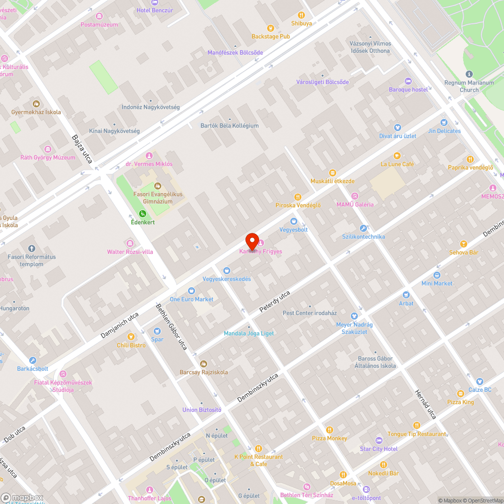 Összetört korlát bejelentés helye