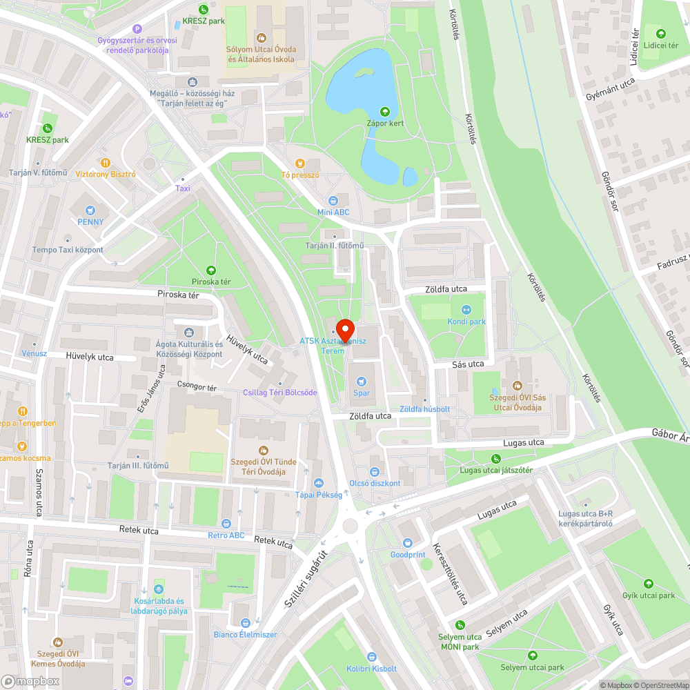 Hiányzik a szemetes - Budapesti krt. 5. Vegas Pub előtt bejelentés helye