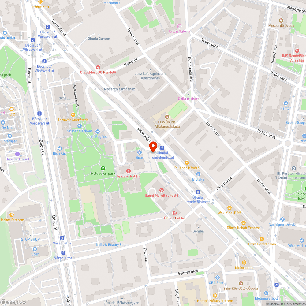 Halott fa bejelentés helye