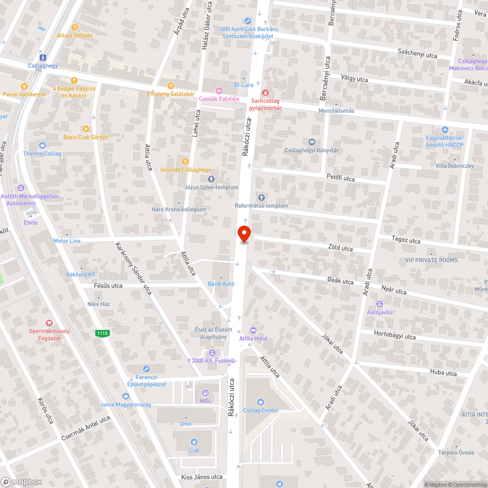 Kátyús, töredezett útszakasz bejelentés helye