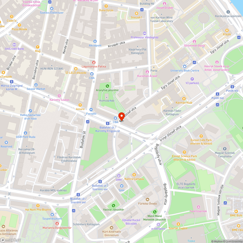 Graffiti bejelentés helye