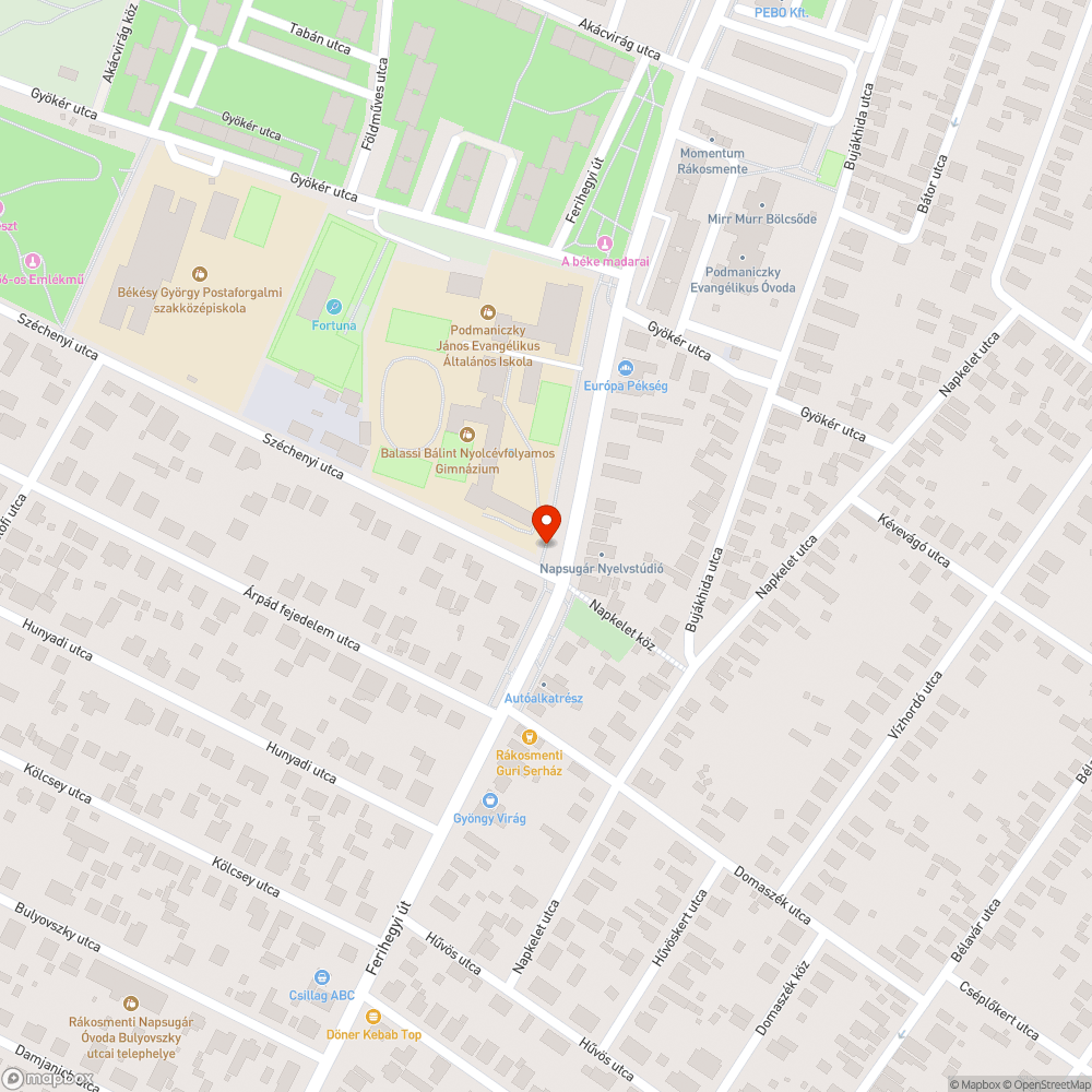 30-as zóna bejelentés helye