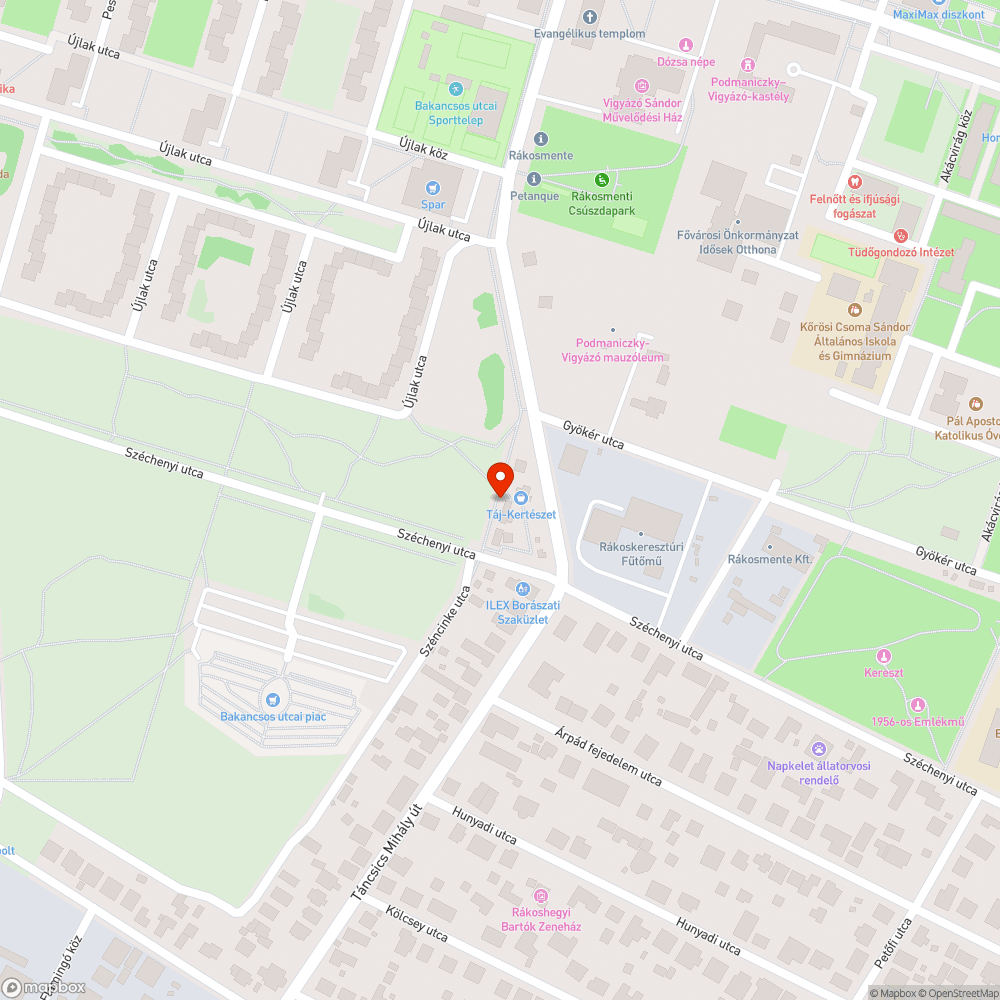 Zöldhulladék bejelentés helye