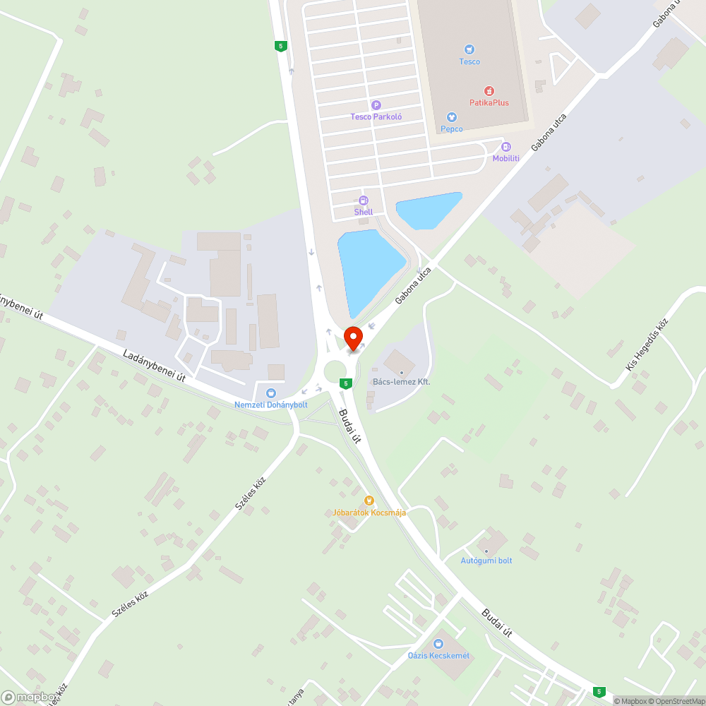 Kopott tábla bejelentés helye