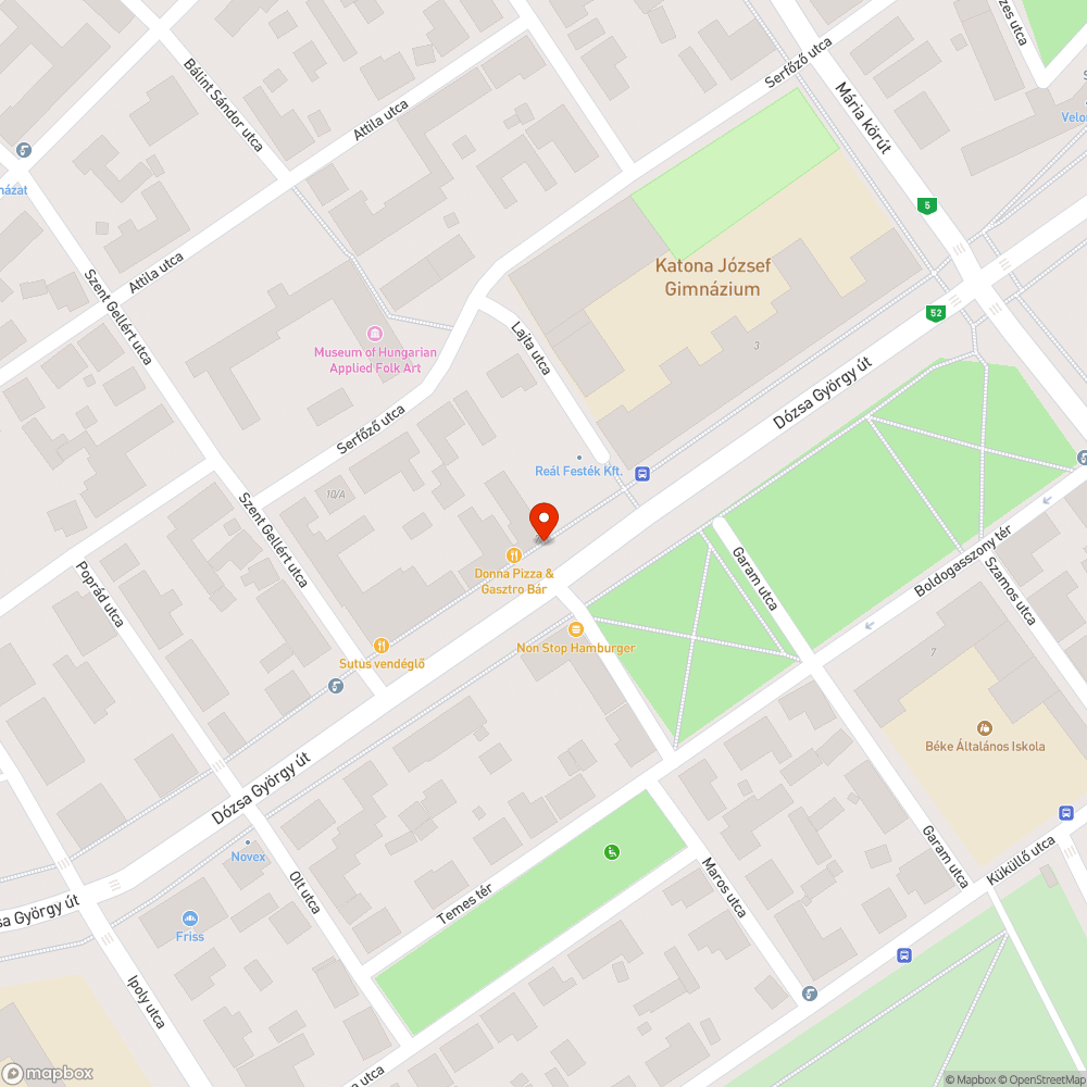 Használaton kívüli keret bejelentés helye