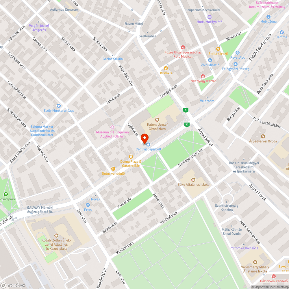 Botlásveszélyes fedlap bejelentés helye