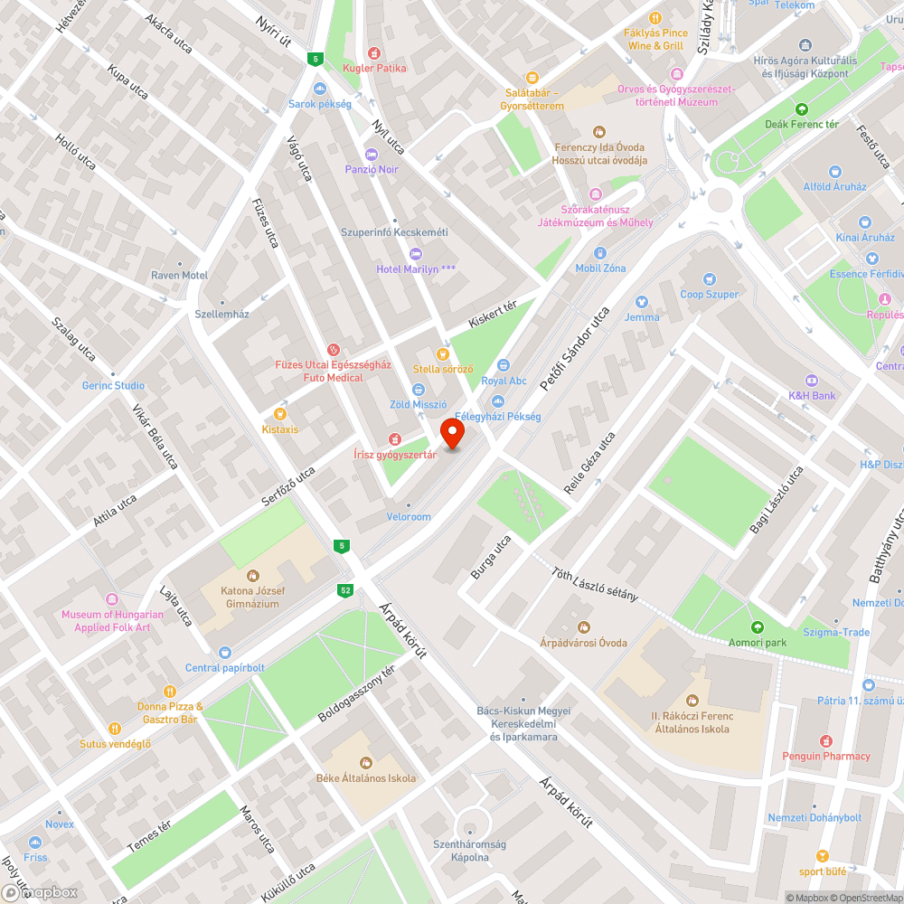 Rozsdás, koszos, graffitis szekrény bejelentés helye