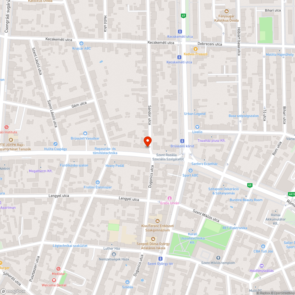 Balesetveszélyes kerékpártámasz - Brüsszeli krt.7. bejelentés helye