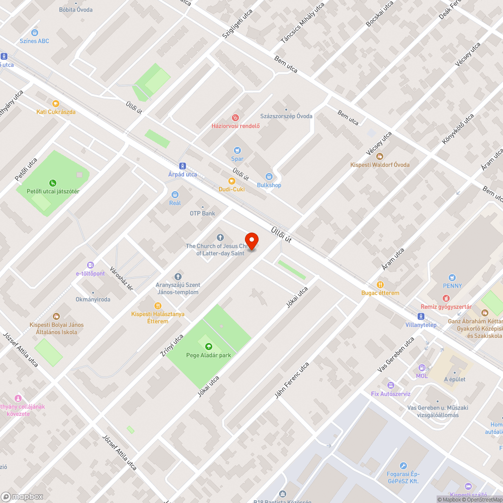 Roncs személygépkocsi bejelentés helye