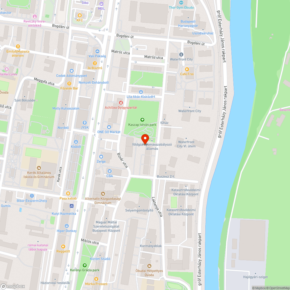 Túlcsorduló szemetes bejelentés helye