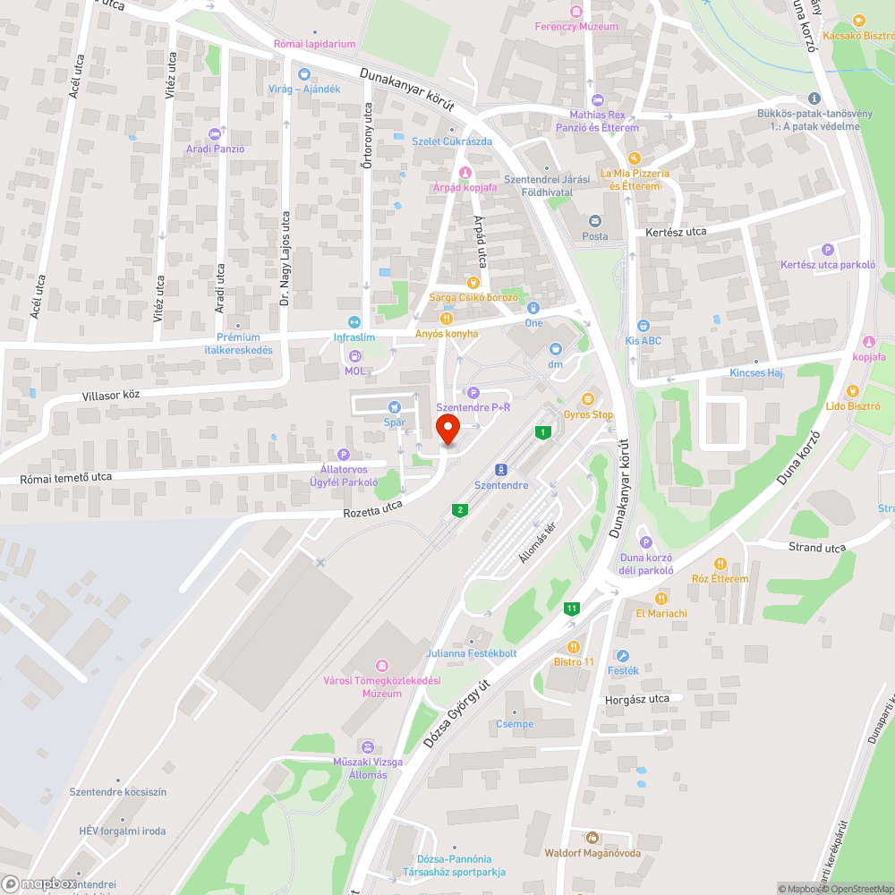 Nem-fizető parkoló bejelentés helye