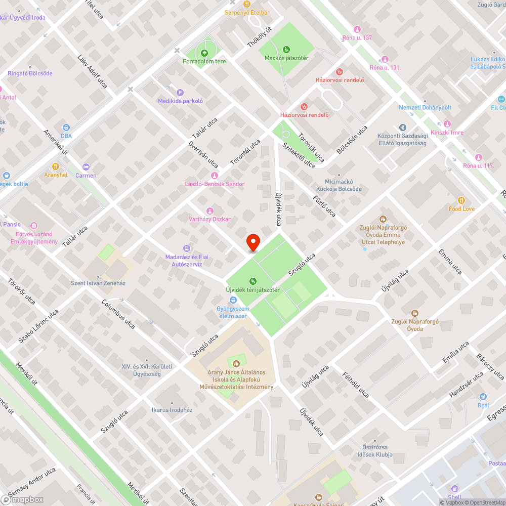 Veszélyes, beláthatatlan átkelőhely bejelentés helye