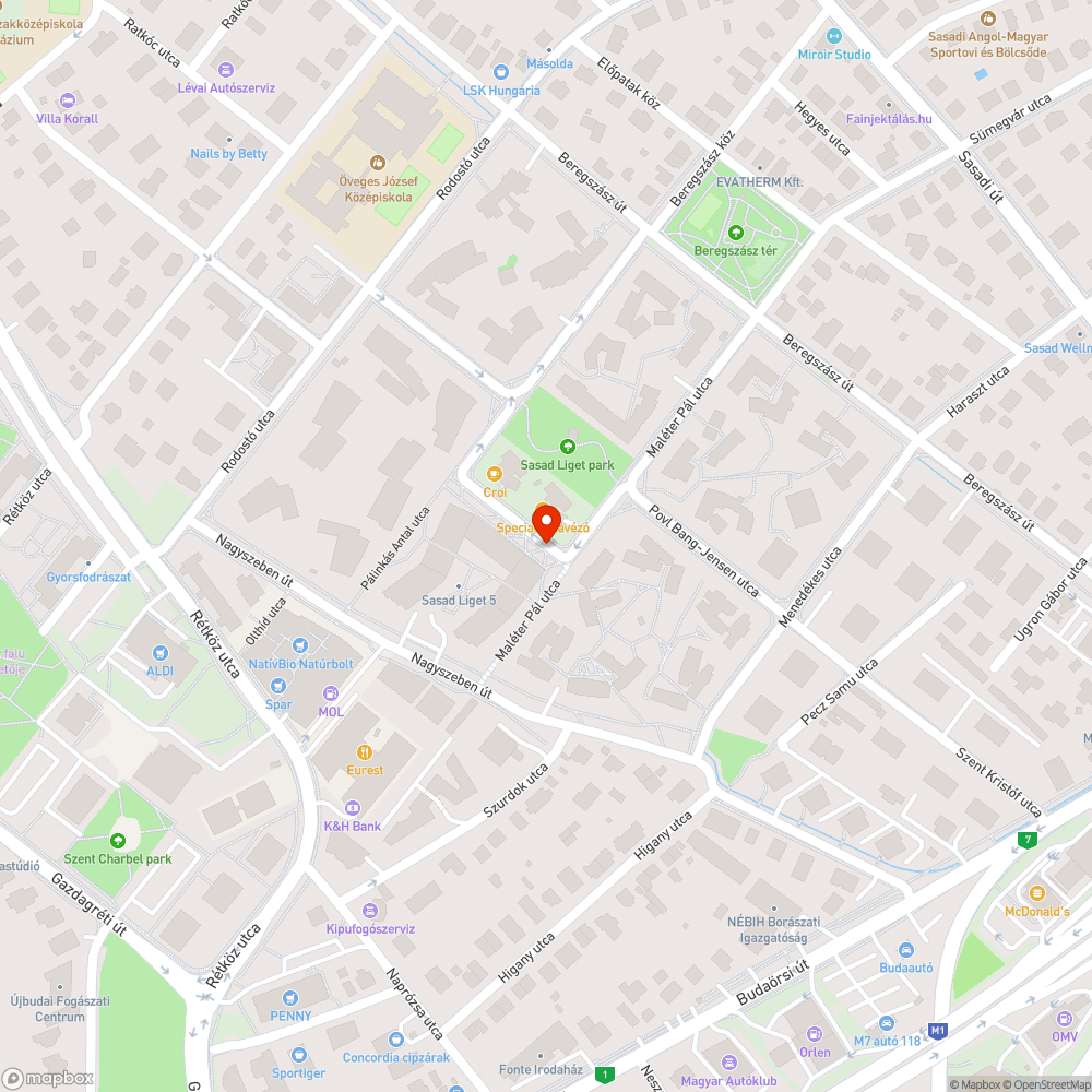 Szedersor utca kuka tele bejelentés helye