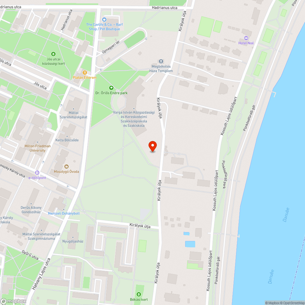 Kidőlt fa bejelentés helye