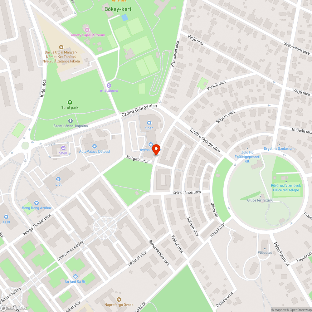 A járda nem biztonságos. bejelentés helye