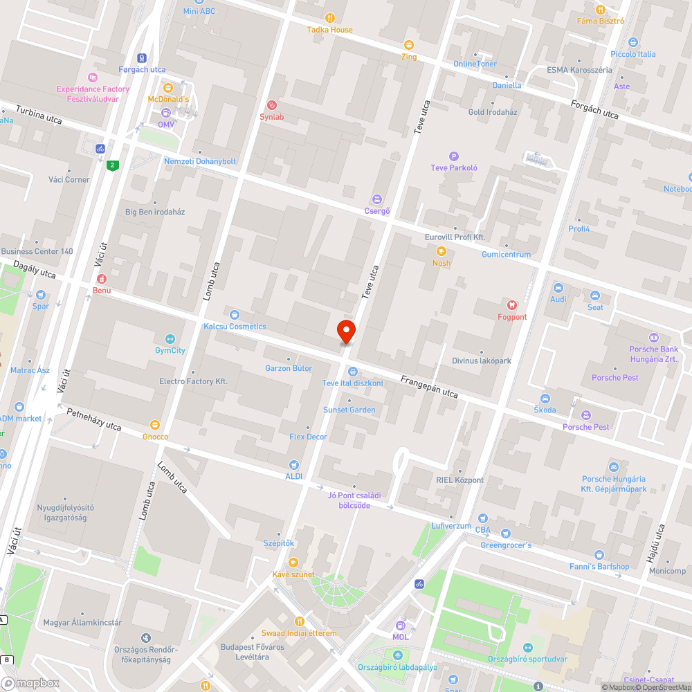 Veszélyes kereszteződés bejelentés helye