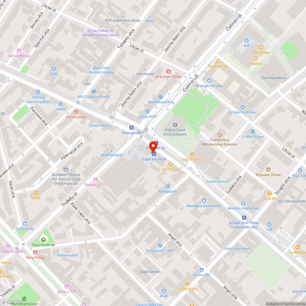 Kocsiszíni menet bejelentés helye