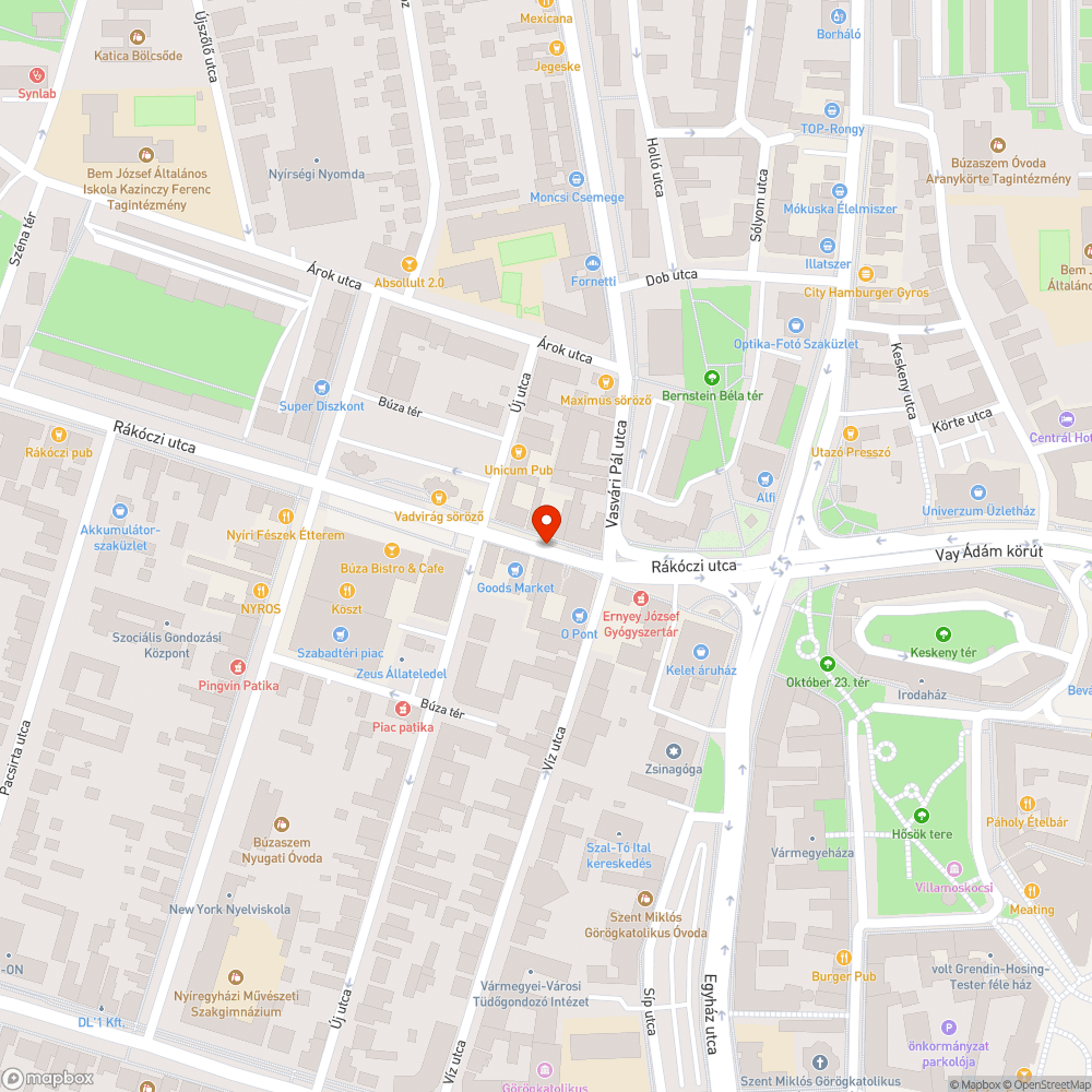 Szemetes járda bejelentés helye