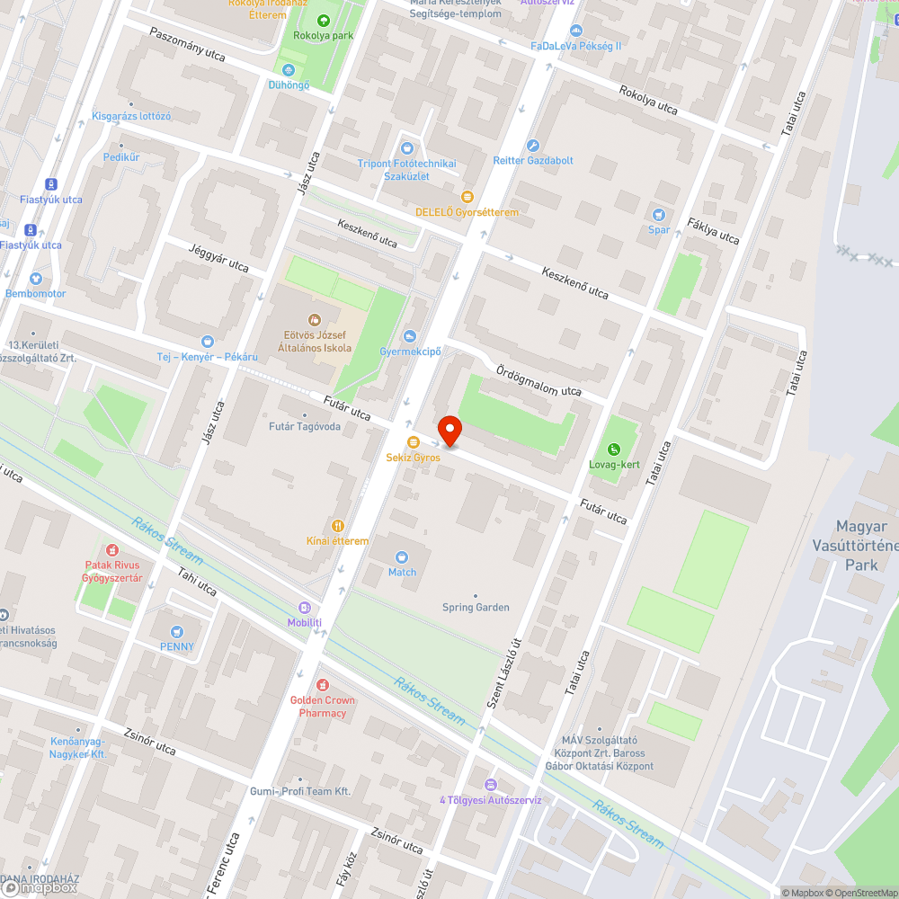 Elkorhadt fa bejelentés helye