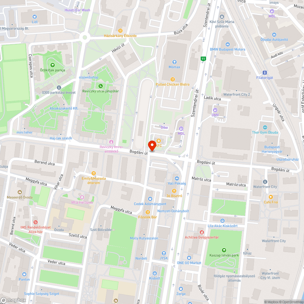 Kiégett bejelentés helye