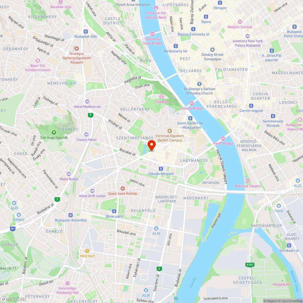 Rövid zöld a gyalogosoknak bejelentés helye