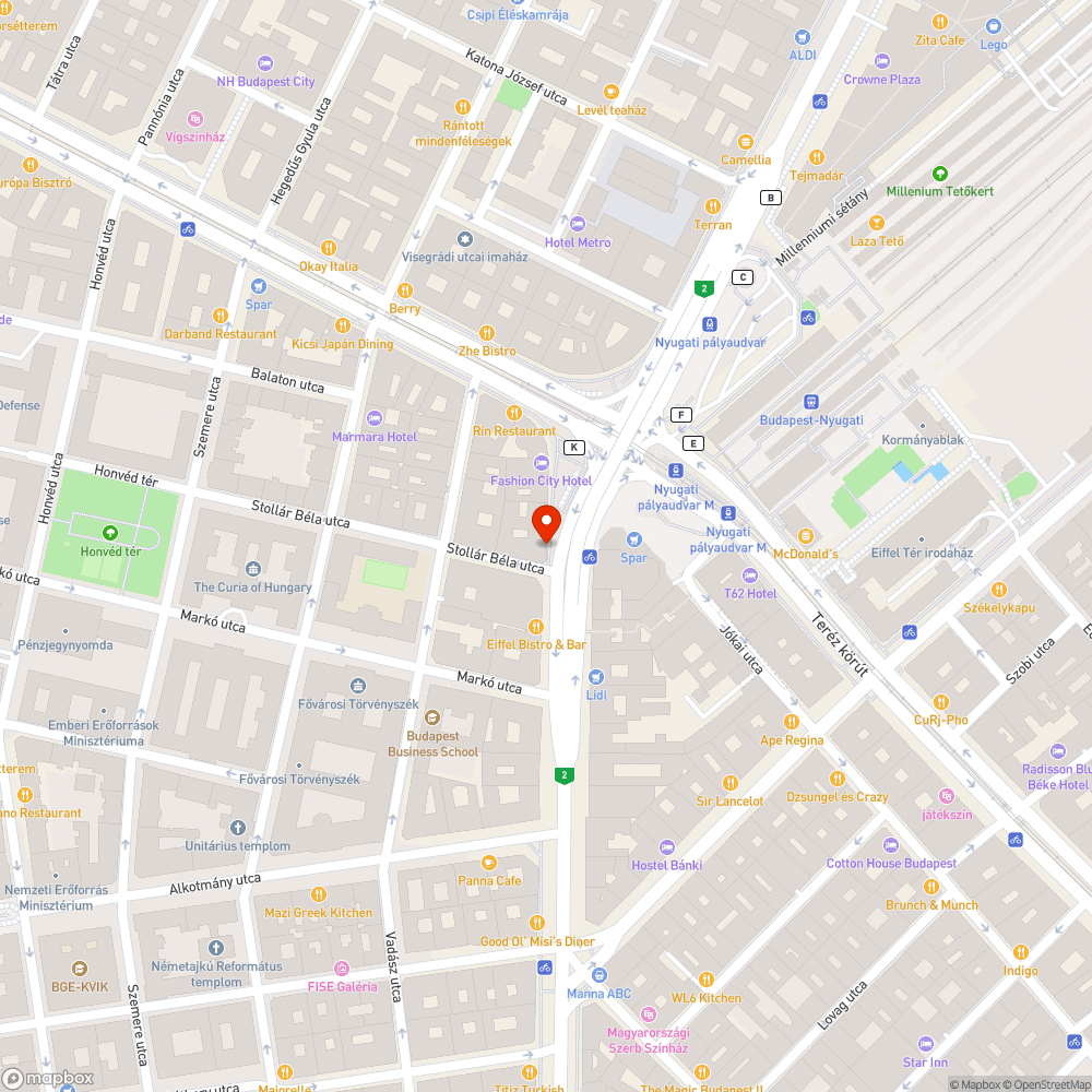 Betört telefonfülke Bajcsy - Stollár Béla bejelentés helye