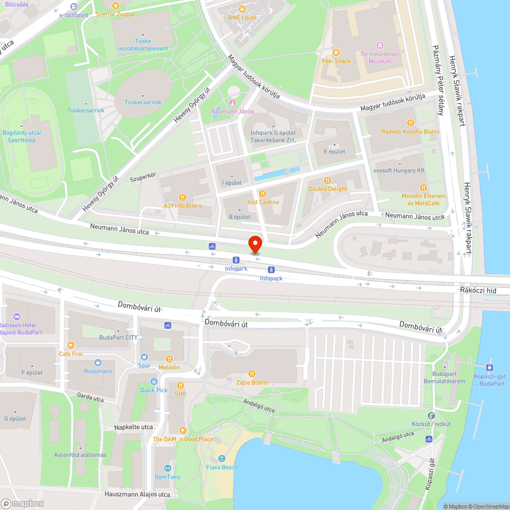 Rozsdás (?) Lift bejelentés helye