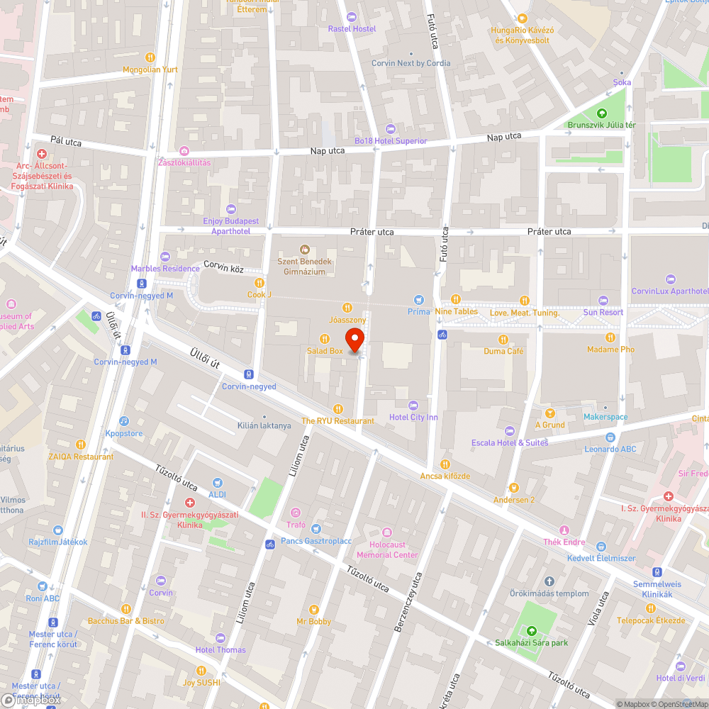 balesetveszélyes járda bejelentés helye