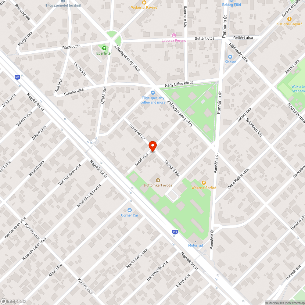 Billegő aknafedél bejelentés helye