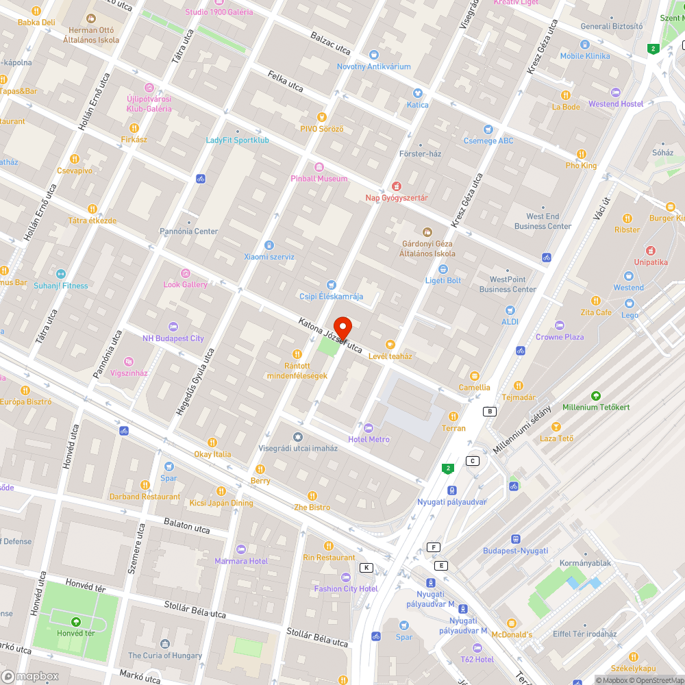 Parkolás bejelentés helye