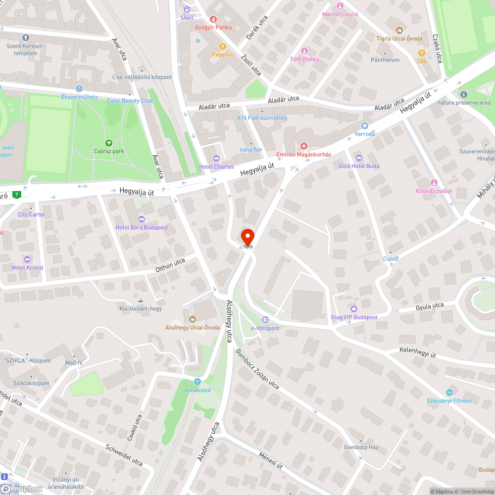 Járdán parkoló gépjárművek bejelentés helye