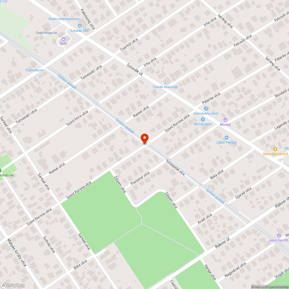 Szilaspatak utcába történő behajtás tiltása bejelentés helye