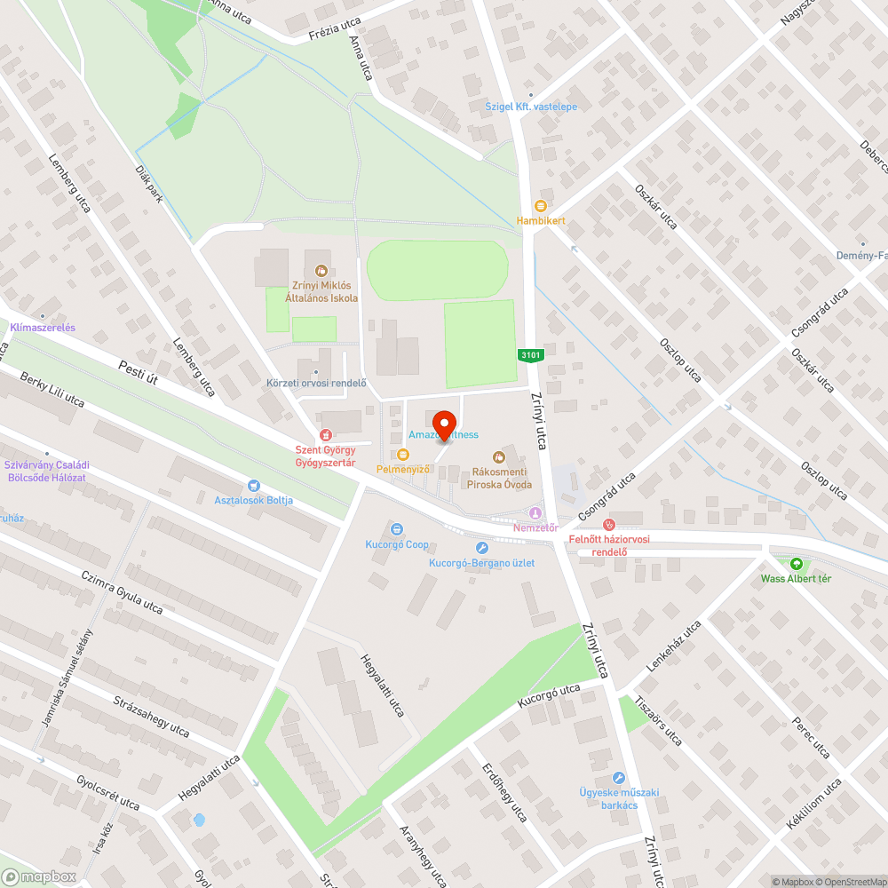 Kucorgó tér bejelentés helye