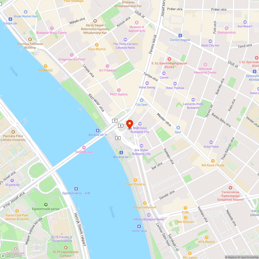 graffiti - Boráros tér  gyalogos lejárat bejelentés helye