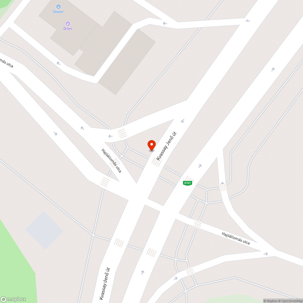 Hiányzó fényterelő bejelentés helye