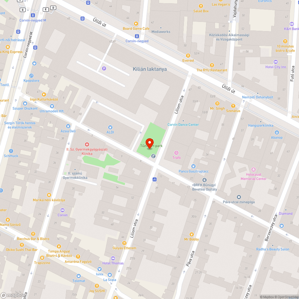 Felbomlott burkolat bejelentés helye