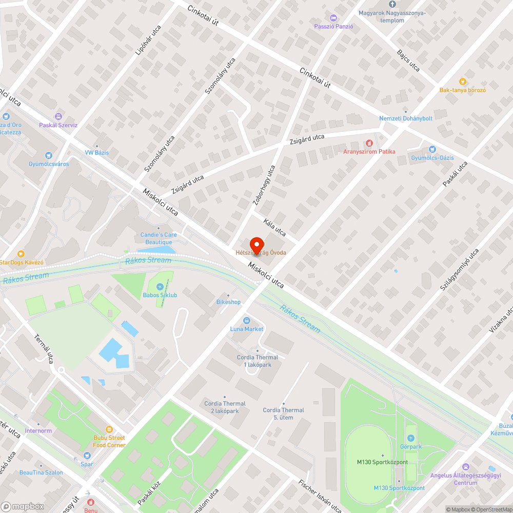 Újonnan parkositott terület elvadulása, gondozatlansága bejelentés helye