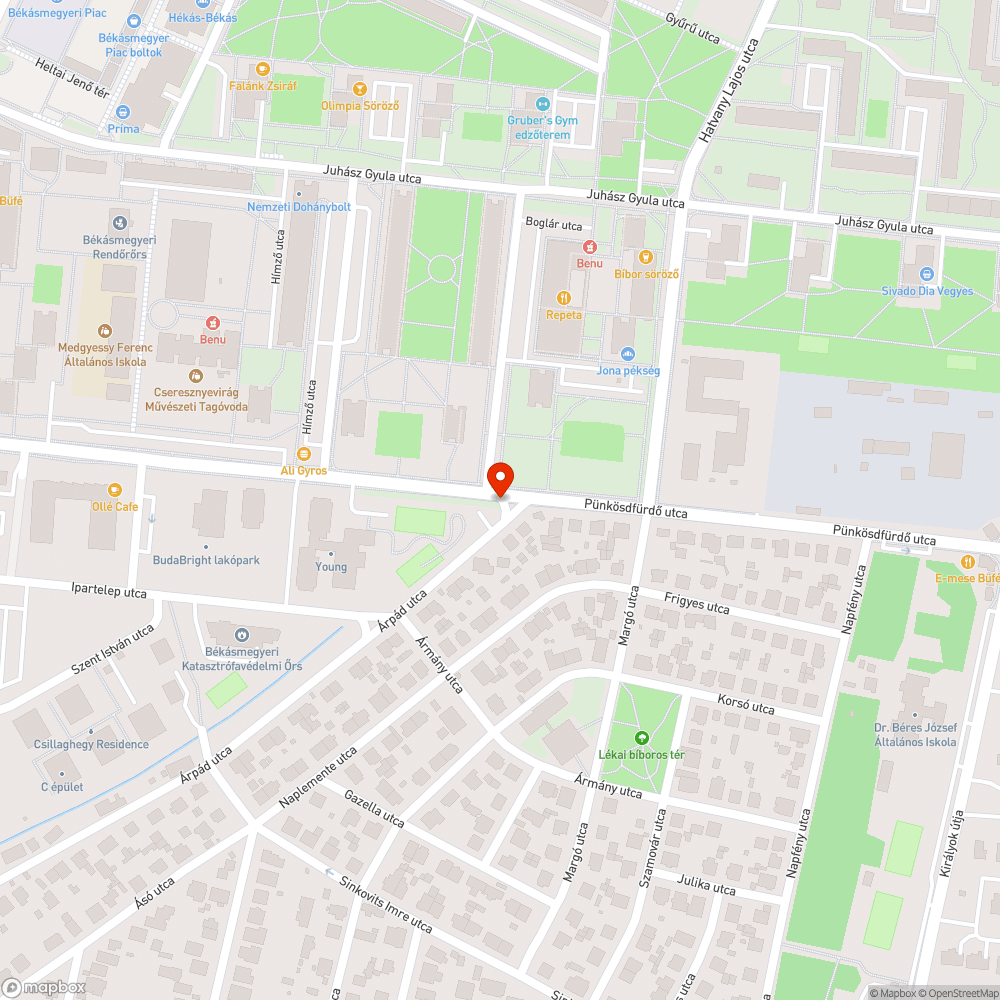 Sötét kereszteződés bejelentés helye