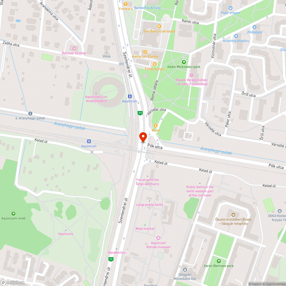 Sötét kereszteződés bejelentés helye