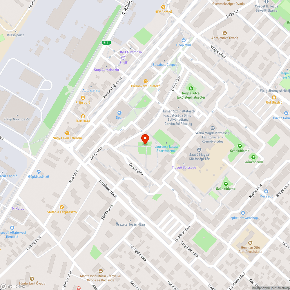 Megrongált csúszda bejelentés helye