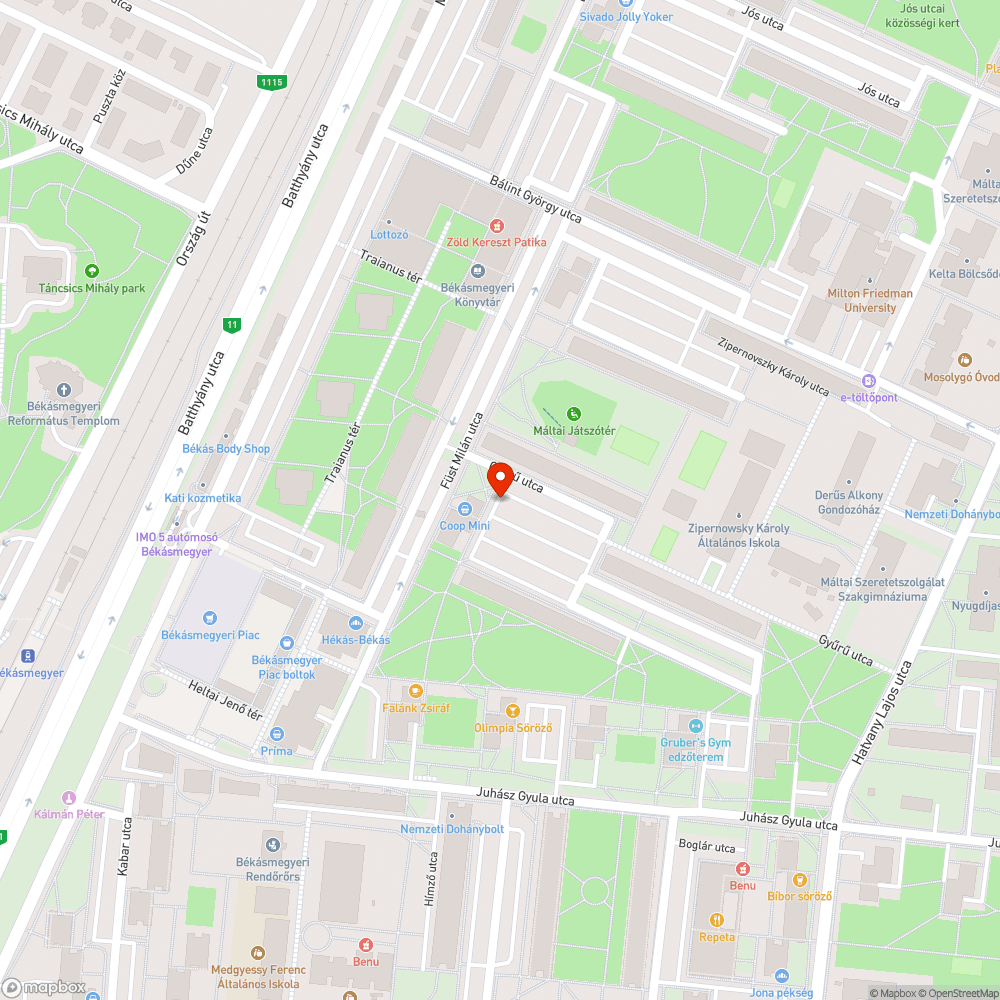 Korábbi burkolatjavítás törmeléke bejelentés helye